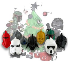 KTSR - 3d Star Wars Spheres - 9 Pieces Mandalorian Boba Fett
