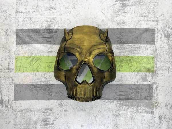 KTSR - Mascara Ghost Tech Gilded Reaper COD MW2 - Adulto